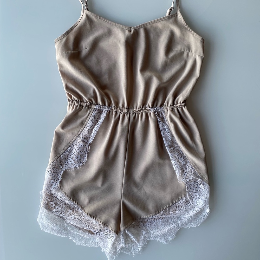 Cute feminine boho romper